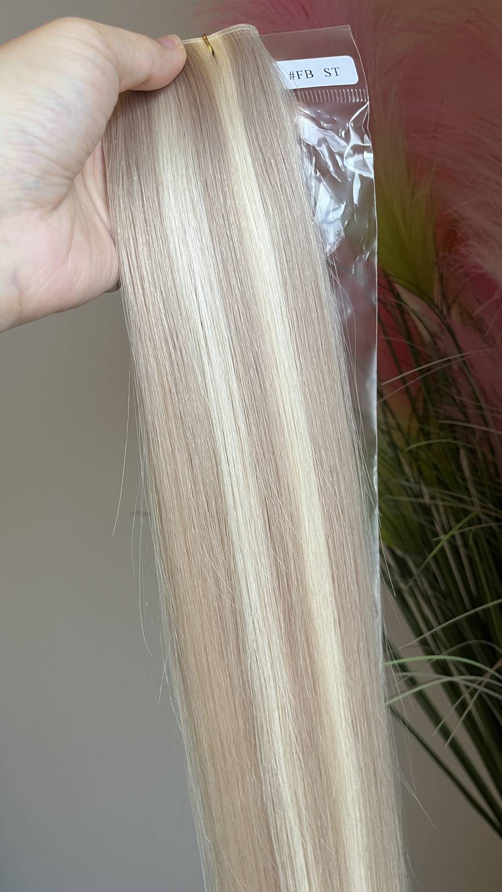 Genius Weft Virgin Human Hair Bundles 20" 22" Balayage Ombre Blonde Highlights Professional Salon Hair No Frizzy/Short Hair