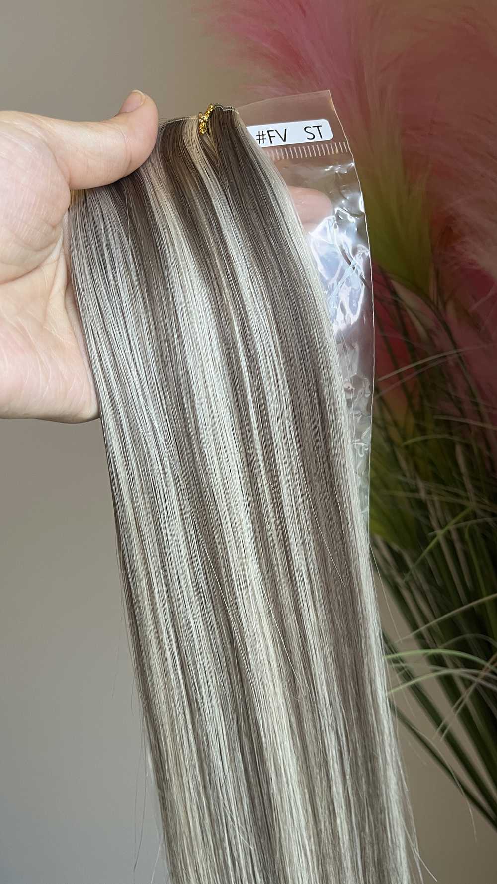 Genius Weft Virgin Human Hair Bundles 20" 22" Balayage Ombre Blonde Highlights Professional Salon Hair No Frizzy/Short Hair