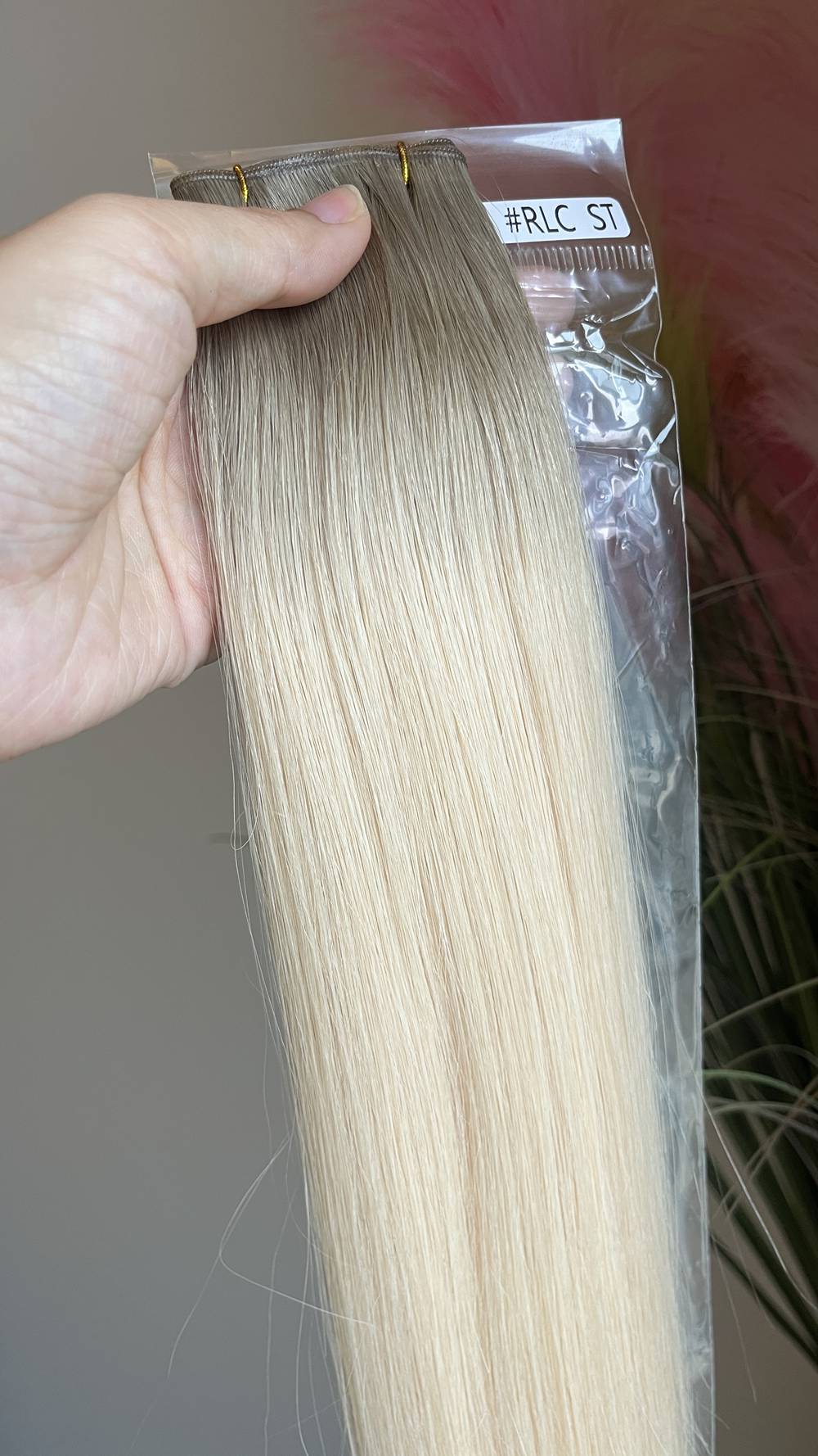 Genius Weft Virgin Human Hair Bundles 20" 22" Balayage Ombre Blonde Highlights Professional Salon Hair No Frizzy/Short Hair